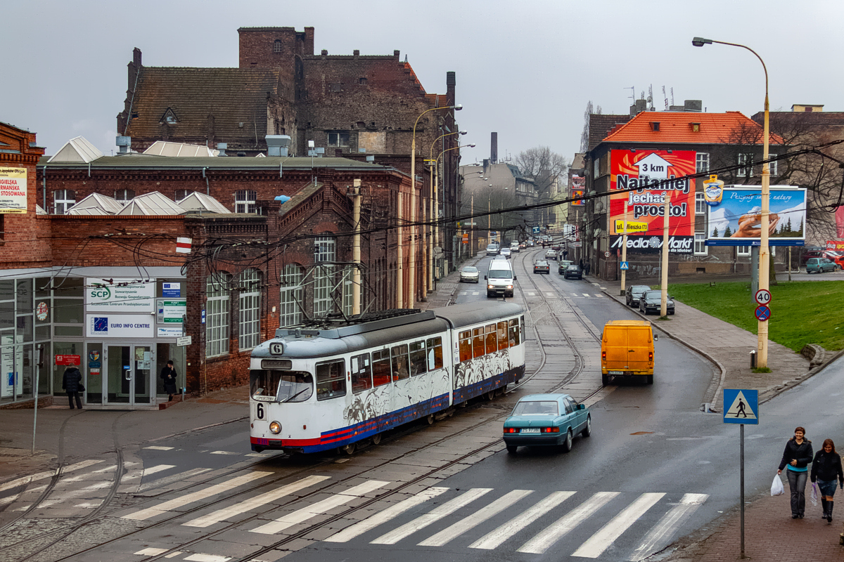 GT6 #910: Szczecin, ul. Kolumba 