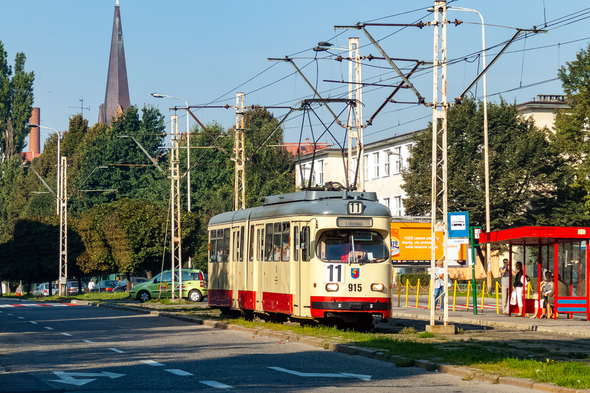 GT6 #915: Szczecin, ul. Dubois 