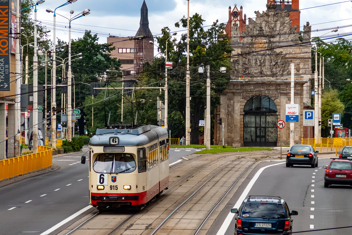 GT6 #915: Szczecin, ul. Wyszyńskiego 