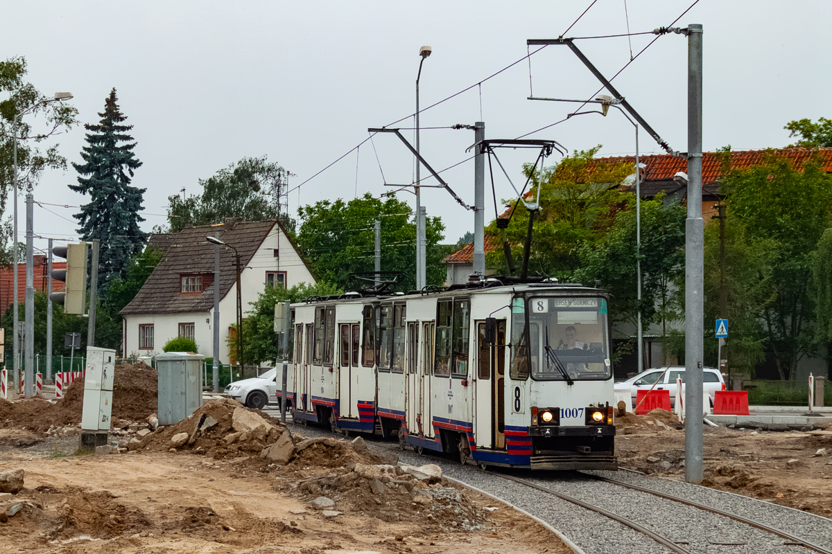 105Na #1007+1014: Szczecin, rondo Gierosa 