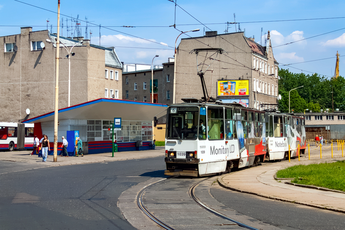 105N #1039+1040: Szczecin, pętla Stocznia Szczecińska 