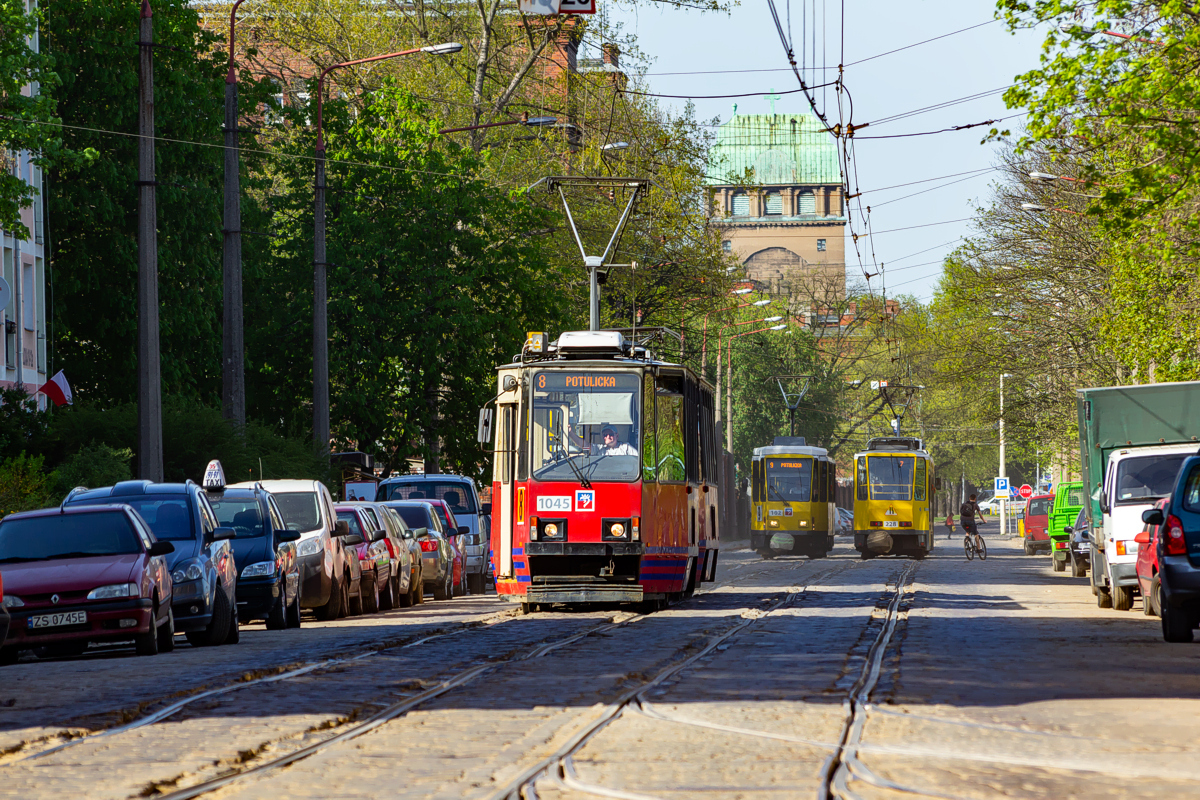 105N #1045+1046: Szczecin, ulica Potulicka 