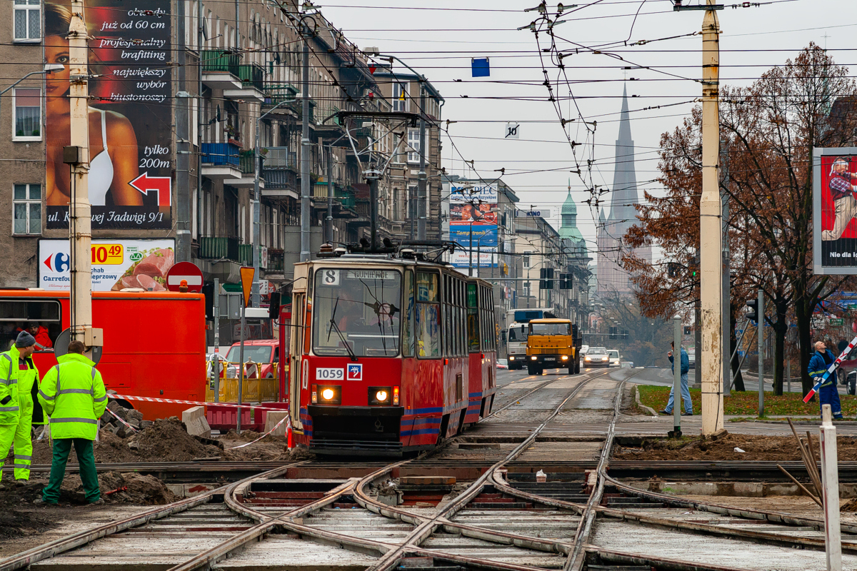 105N #1059+1060: Szczecin, Plac Kościuszki 