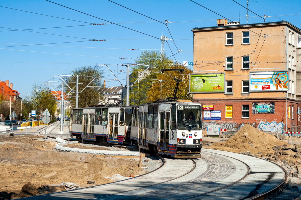 105Na #1061+1062: Szczecin, rondo Pileckiego 