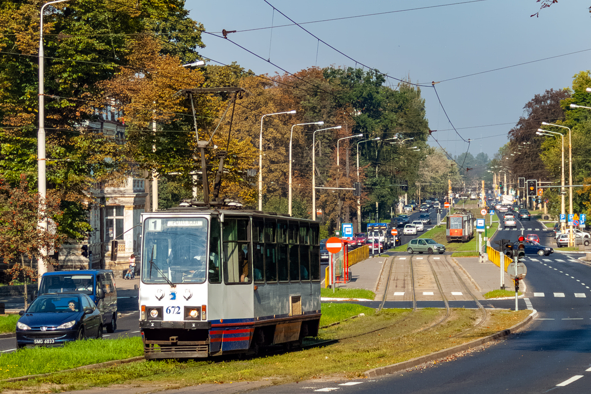 105N #672: Szczecin, al. Wojska Polskiego 