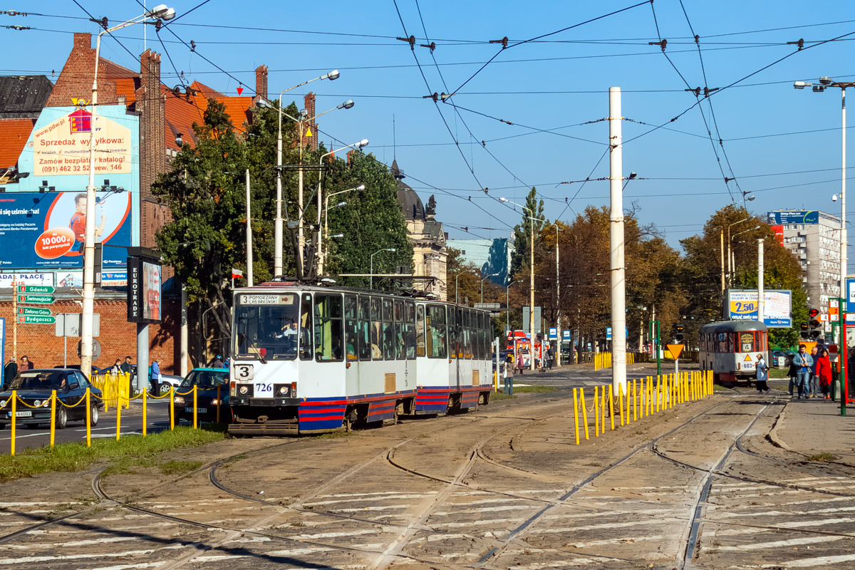 105N #726+725: Szczecin, al. Niepodległości 
