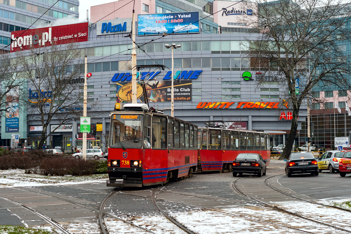 105Na #738+751: Szczecin, Plac Rodła 