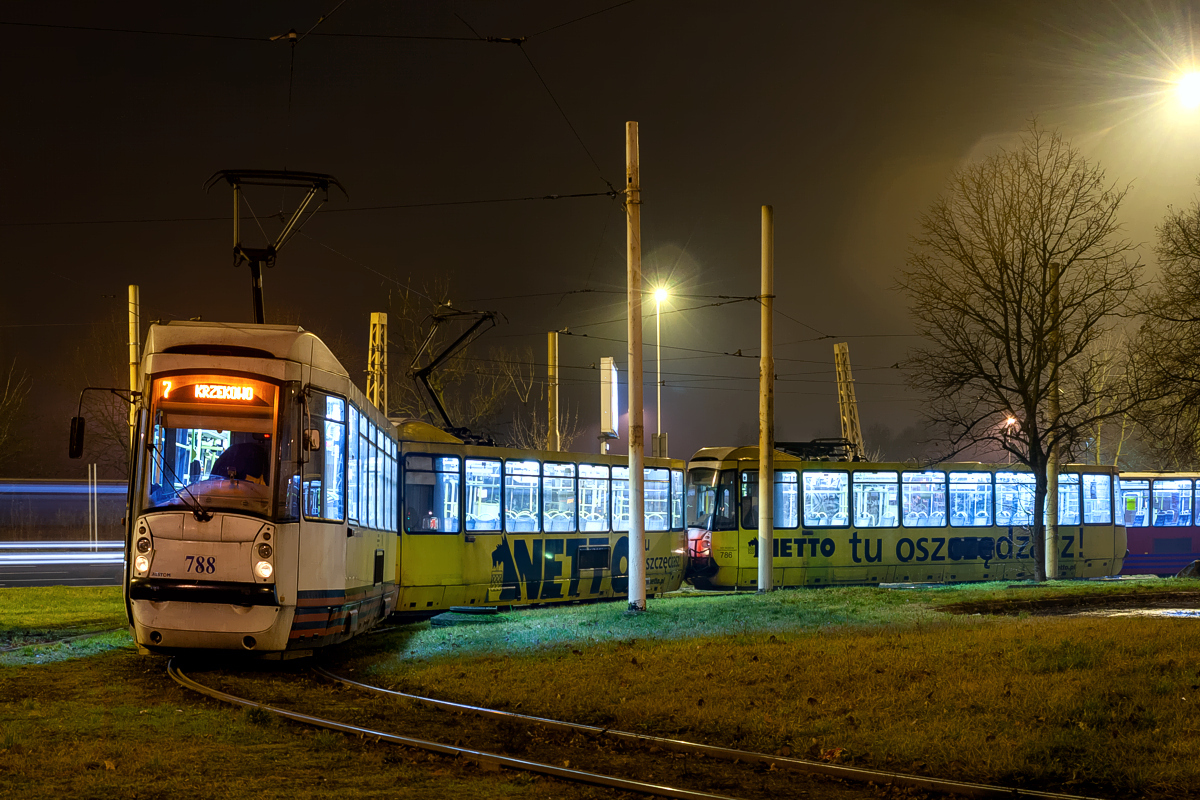 105N2k/2000 #788+785+786: Szczecin, pętla Basen Górniczy 