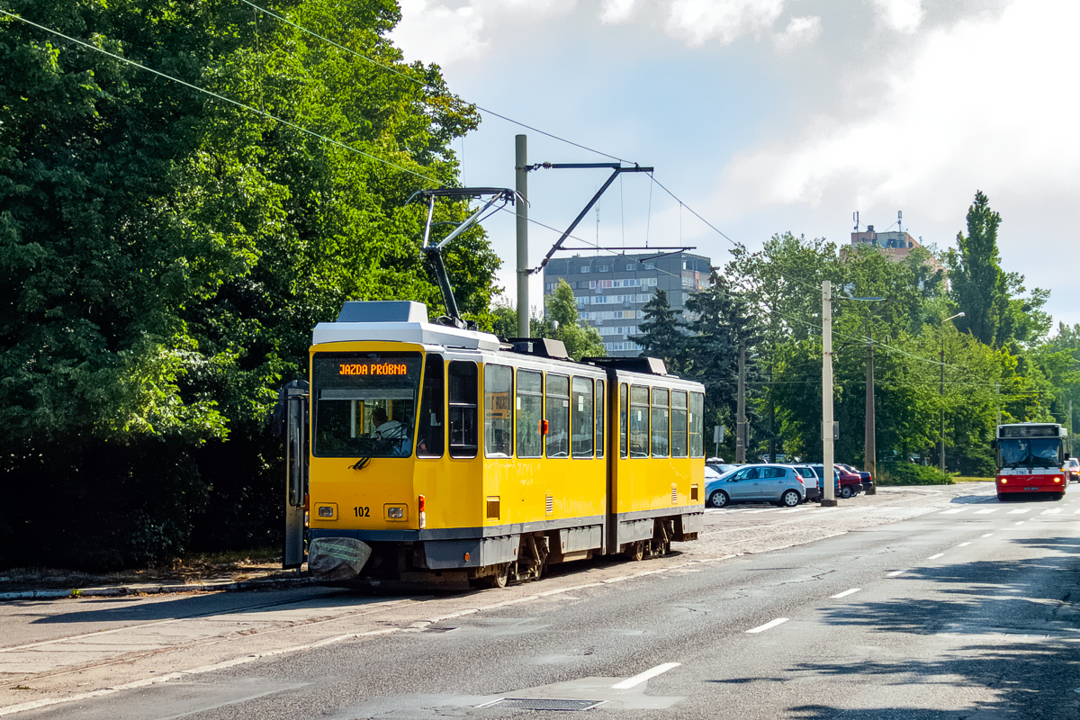 KT4Dt #102: Szczecin, ul. Klonowica 