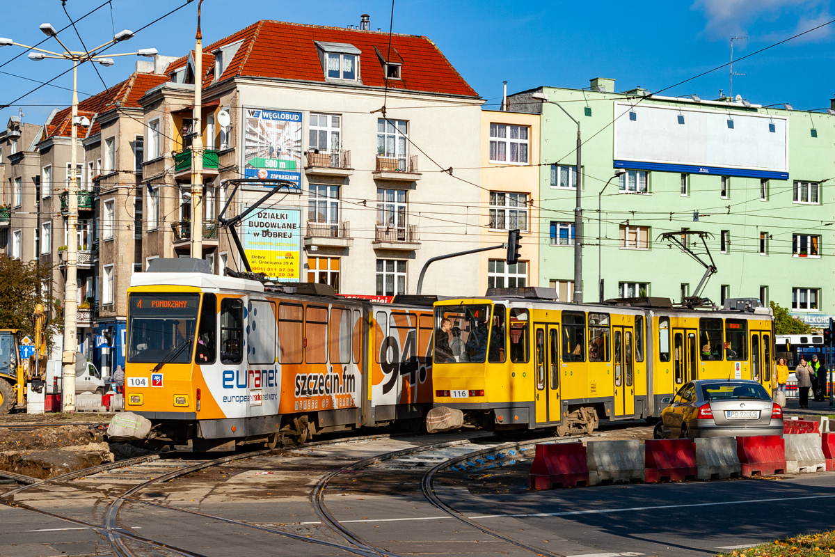 KT4Dt #104: Szczecin, pl. Kościuszki 