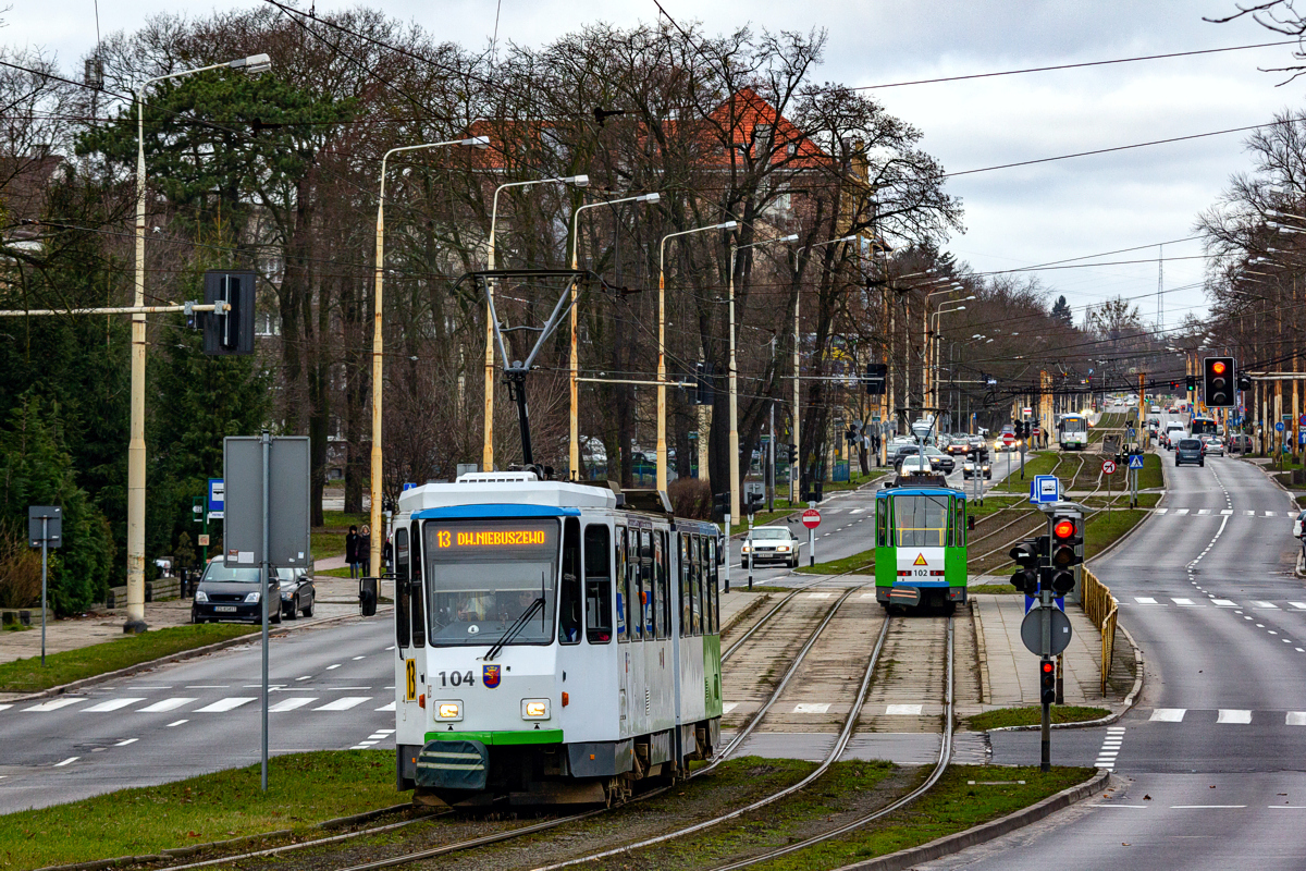 KT4Dt #104: Szczecin, al. Wojska Polskiego 