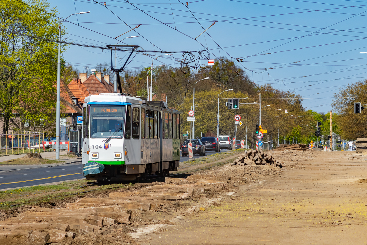 KT4Dt #104: Szczecin, al. Wojska Polskiego