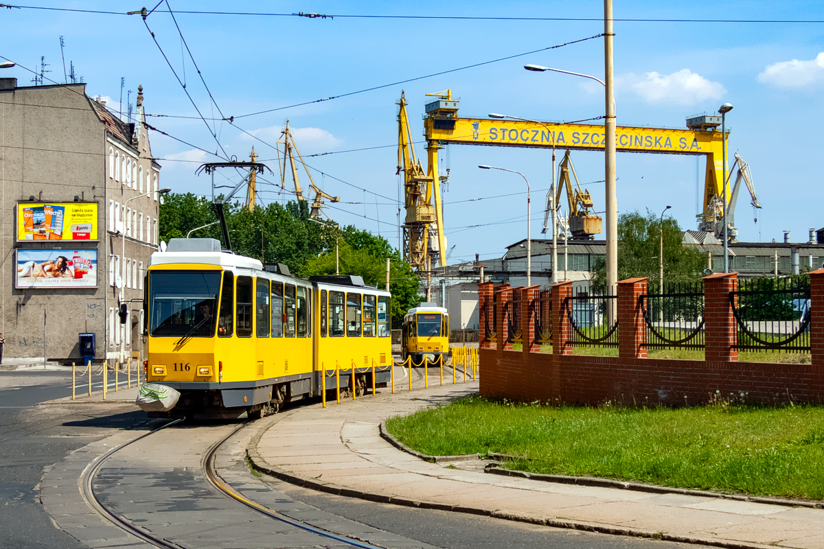 KT4Dt #116: Szczecin, pętla Stocznia Szczecińska 