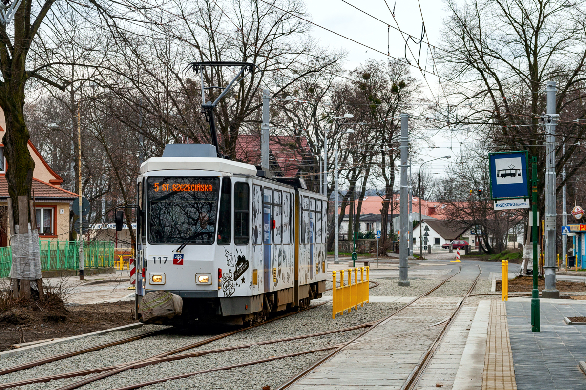 KT4Dt #117: Szczecin, ul. Żołnierska 