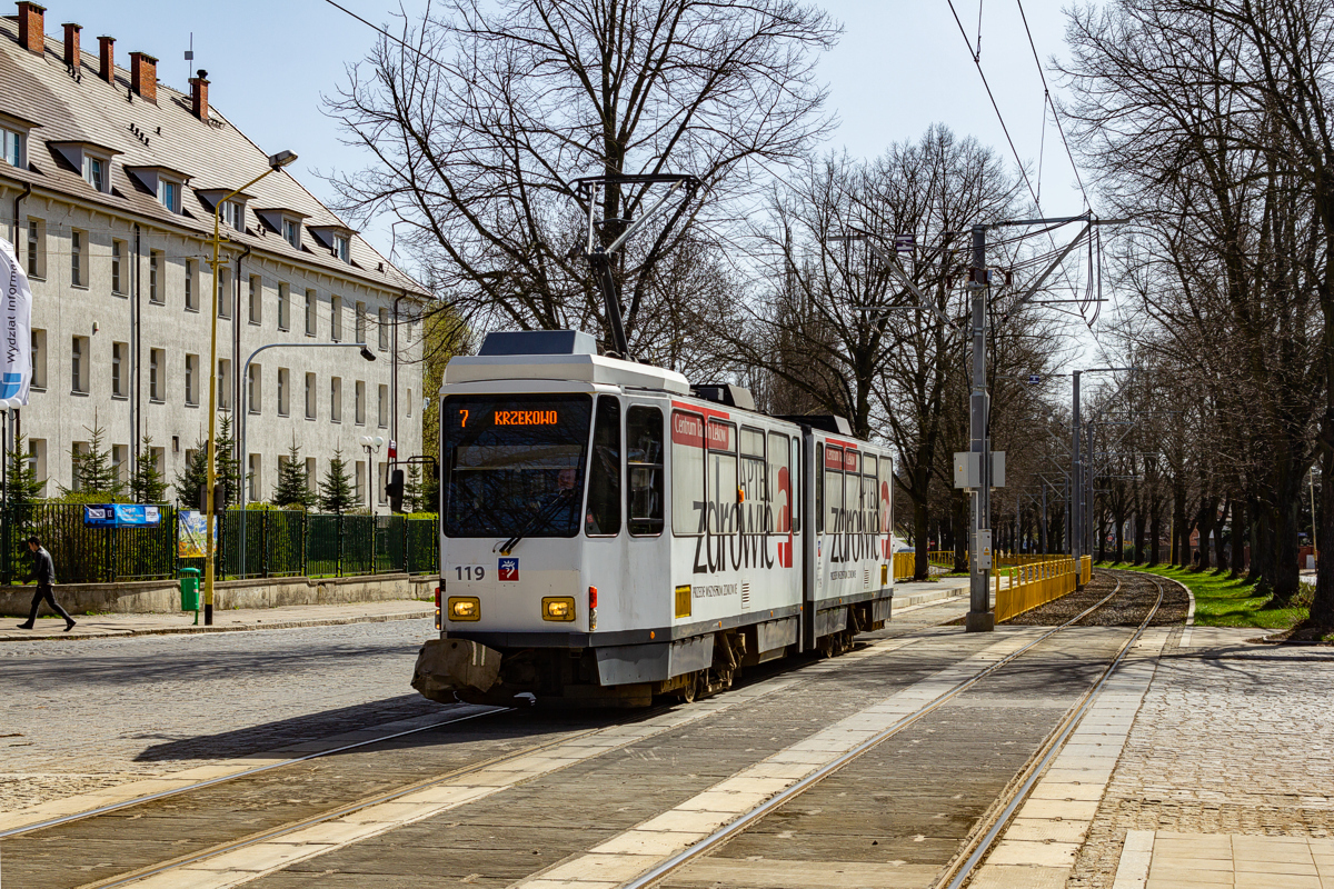 KT4Dt #119: Szczecin, ul. Żołnierska 