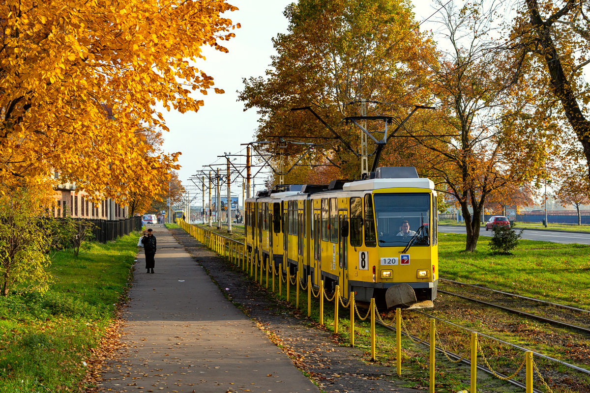 KT4Dt #120+119: Szczecin, ul. Nabrzeże Wieleckie 