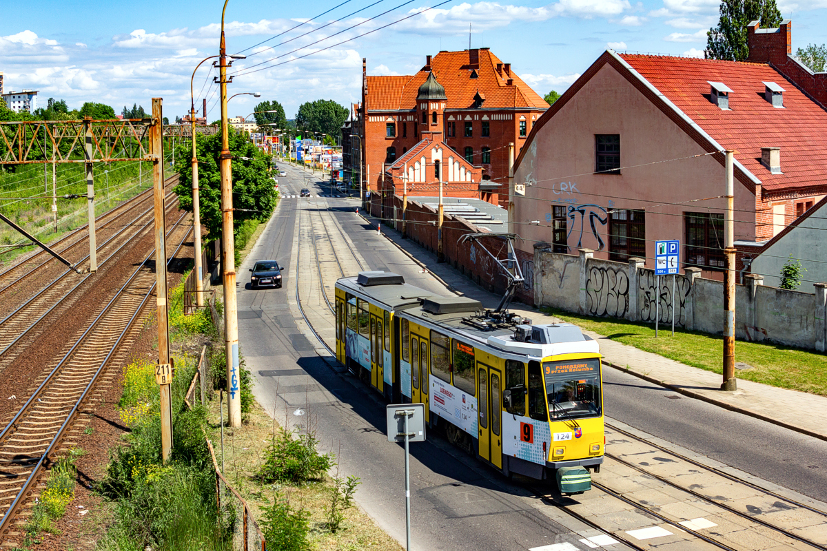 KT4Dt #124: Szczecin, ul. Chmielewskiego 
