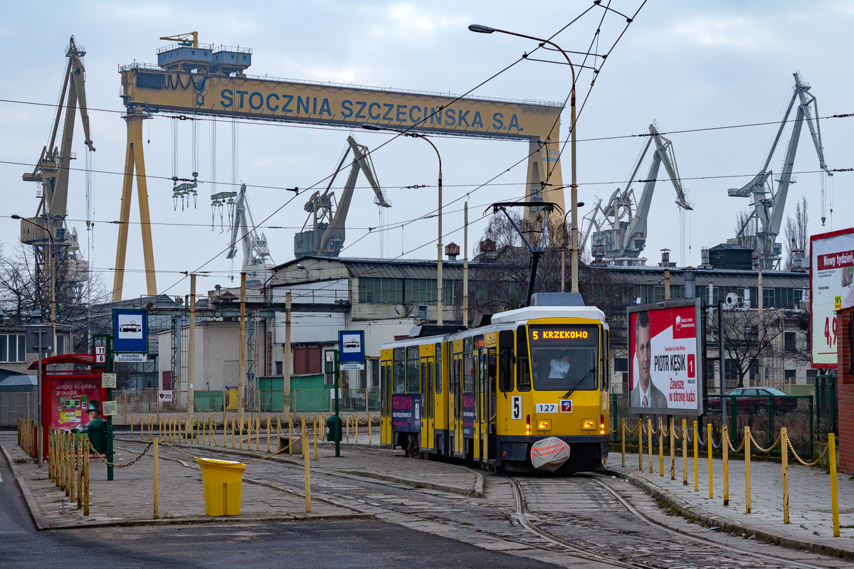 KT4Dt #127: Szczecin, pętla Stocznia Szczecińska 