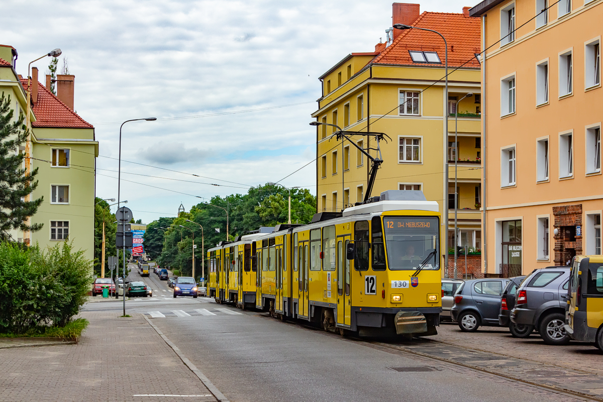 KT4Dt #130+129: Szczecin, ul. Asnyka