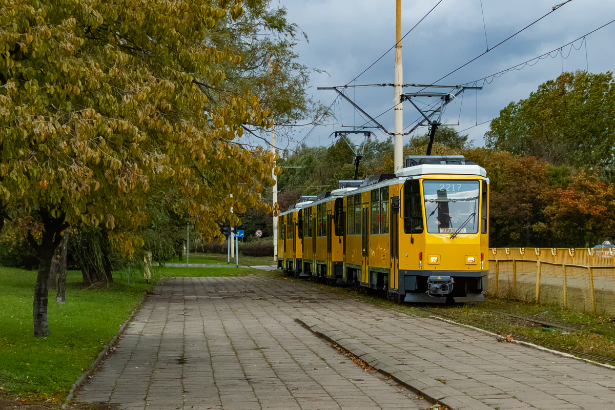 T6A2D #217+218+221: Szczecin, pętla Basen Górniczy 