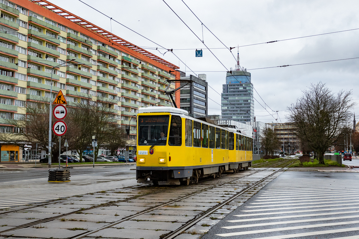 T6A2D #225+226: Szczecin, al. Wyzwolenia 