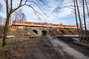 EN57-2055: Jawiszowice Jaźnik - Brzeszcze Jawiszowice EN57-2055: Jawiszowice Jaźnik - Brzeszcze Jawiszowice