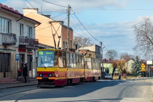 805Na #1602+1603: Lutomiersk, pl. Jana Pawła II