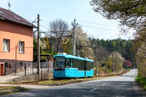 VarioLF #1402: Dolní Lhota, ul. Kyjovická