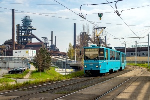 KT8D5 #1504: Ostrava, ul. Ruská