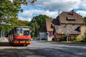 Ikarus 280.26 #700: Szczecin, przystanek Zdunowo