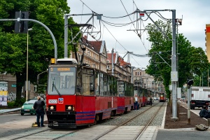 105Na #1033+1034: Szczecin, al. Bohaterów Warszawy 