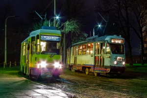 KT4Dt #101, 102Na #617: Szczecin, pętla Potulicka